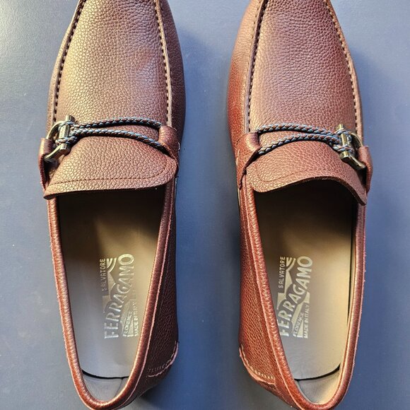 Salvatore Ferragamo Other - Ferragamo Men's Brown Driver with Gancini Ornament